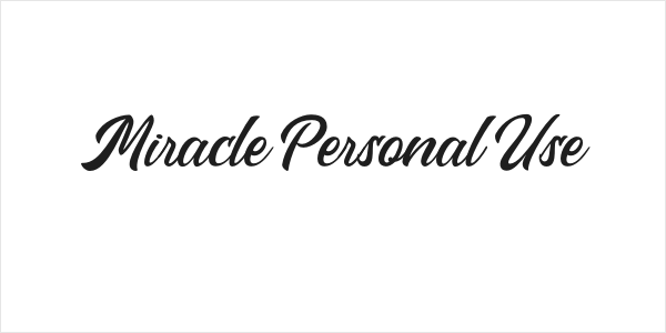 Miracle Personal Use Logo