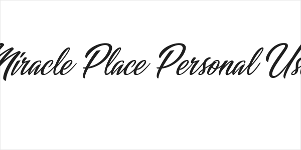 Miracle Place Personal Use  Logo