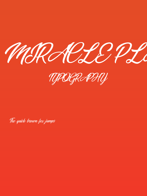 Miracle Place Personal Use  Poster