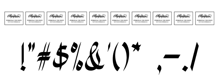 Miracle Ramadhan Font OTHER CHARS