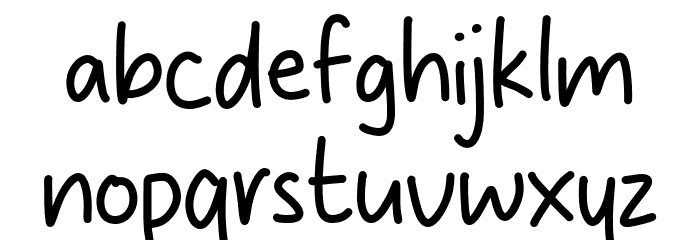 Miracle Spring Font LOWERCASE