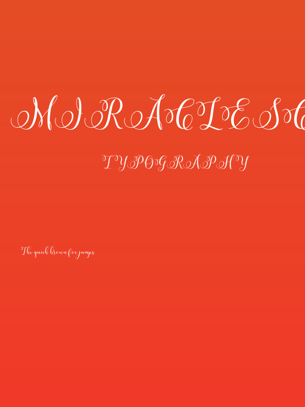 MiracleScript Poster