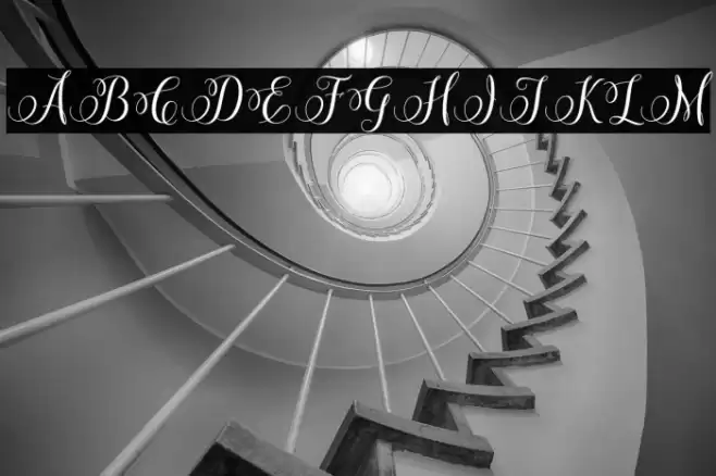 MiracleScript Font examples