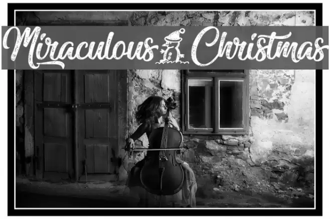 Miraculous&Christmas Font examples