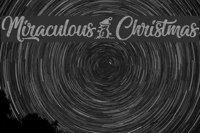 Miraculous&Christmas Font examples