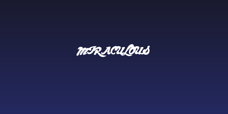 Miraculous Social Header