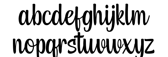 Miradila Font LOWERCASE