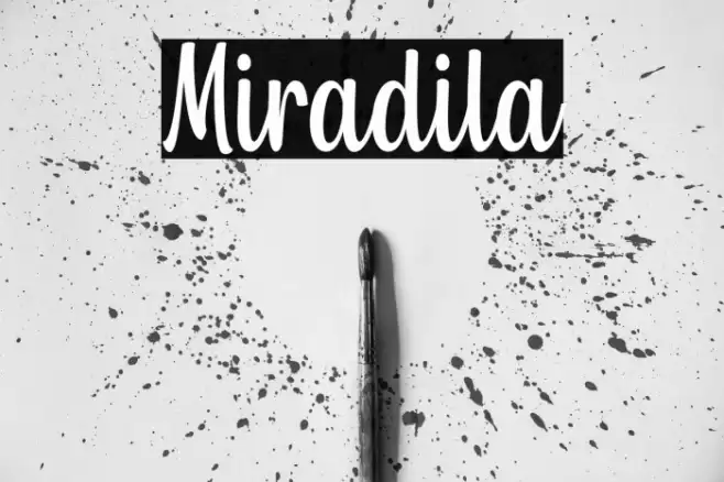 Miradila Font examples