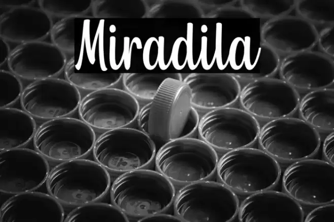Miradila Font examples