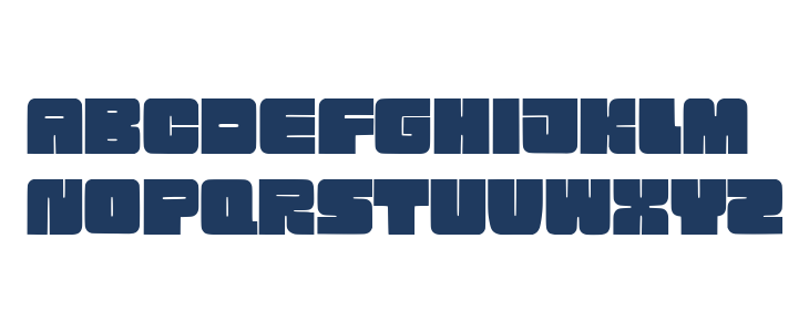 Mirage Bold Free Regular Uppercase