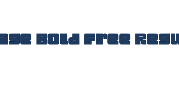 Mirage Bold Free Regular Logo