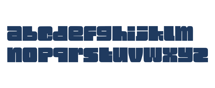 Mirage Bold Free Regular Lowercase