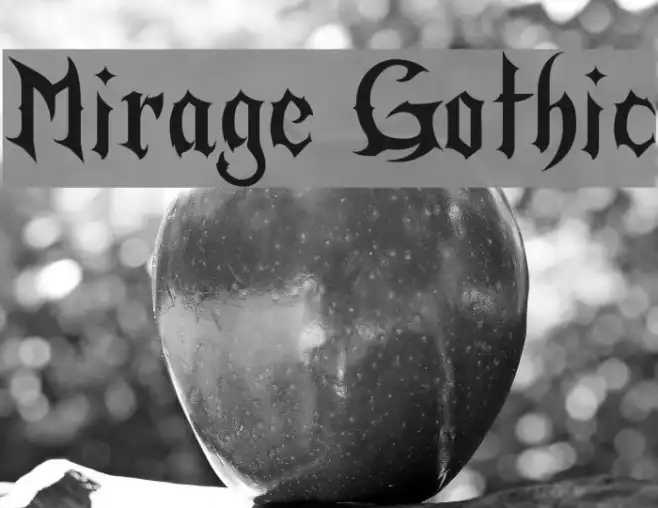 Mirage Gothic Example 1