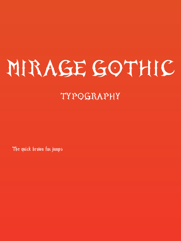 Mirage Gothic Poster