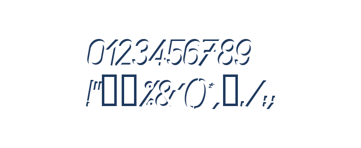 Mirage Italique Other Characters