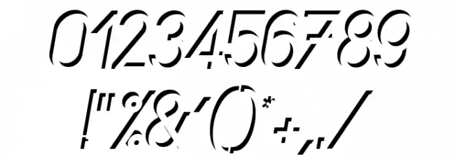 Mirage Italique Font OTHER CHARS