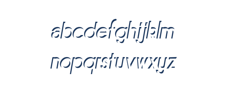 Mirage Italique Lowercase