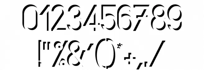 Mirage Font OTHER CHARS