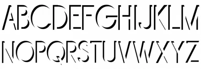 Mirage Font UPPERCASE
