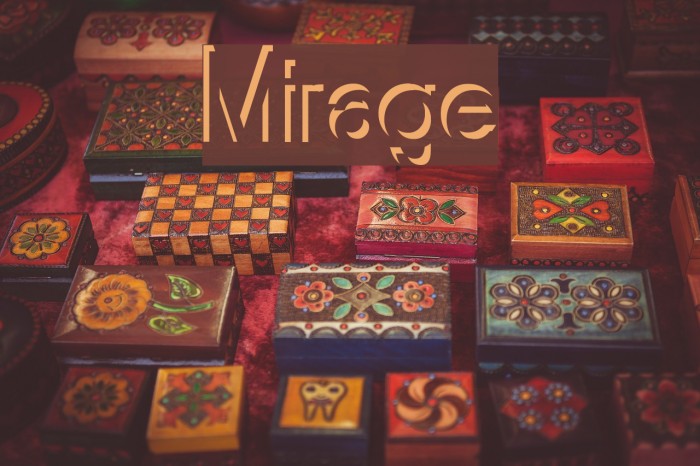 Mirage Font examples
