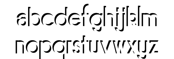 Mirage Font LOWERCASE