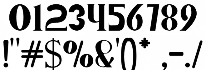 Mirai Futura Font OTHER CHARS