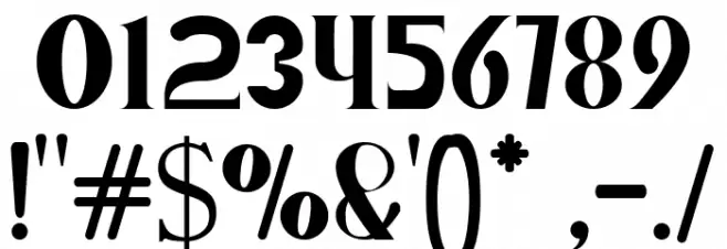 Mirai Futura Font OTHER CHARS