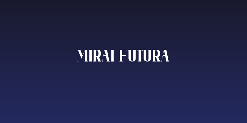 Mirai Futura Social Header