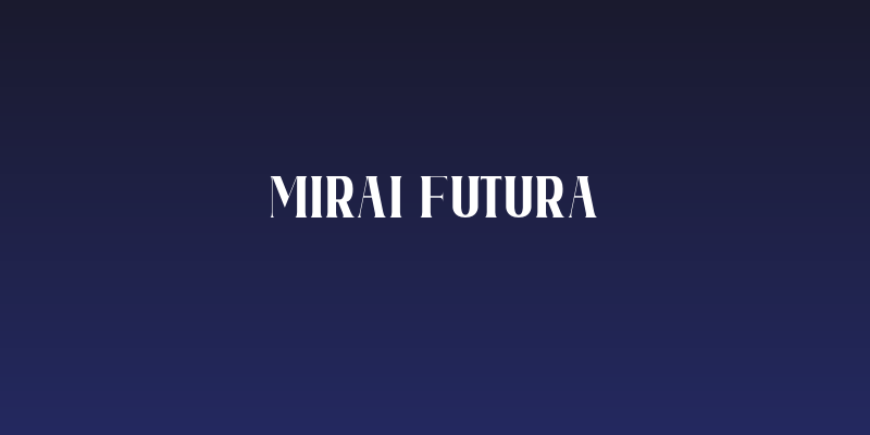 Mirai Futura Social Header