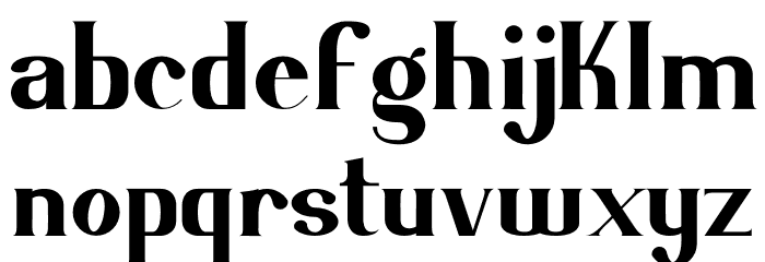 Mirai Futura Font LOWERCASE