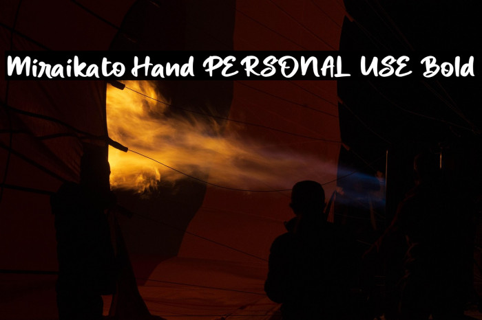 Miraikato Hand PERSONAL USE Bold Example 3