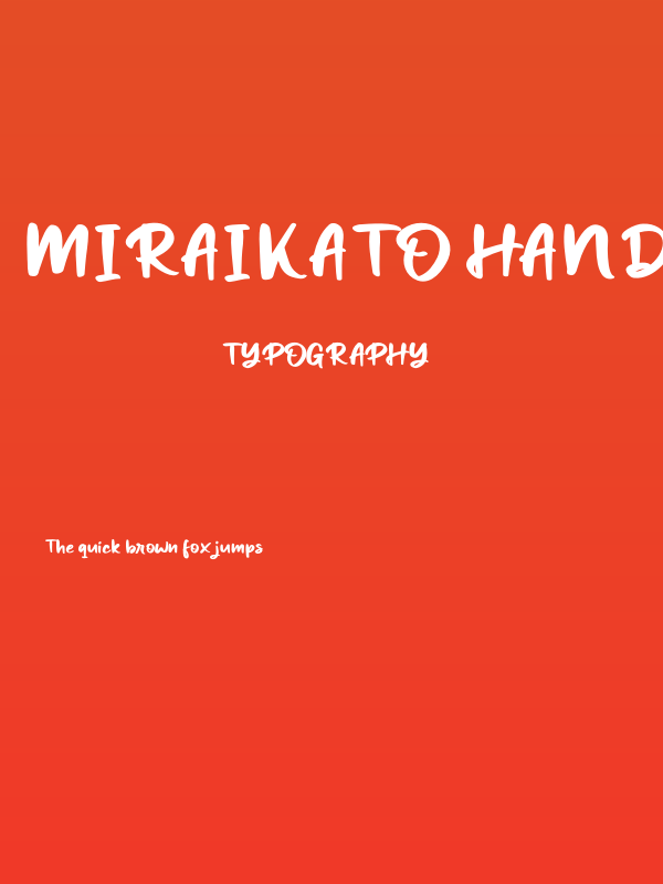 Miraikato Hand PERSONAL USE Bold Poster