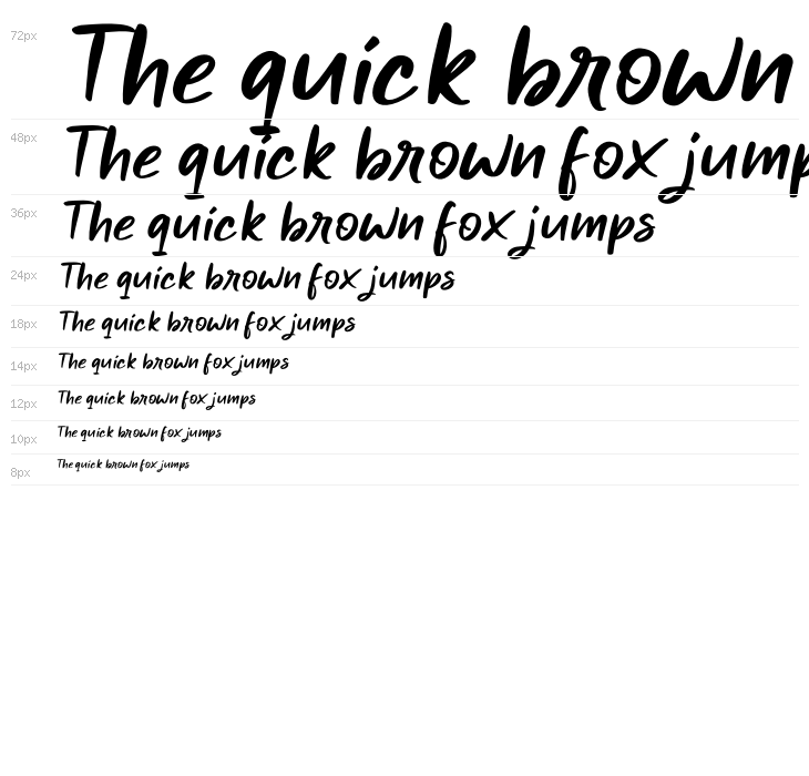 Miraikato Hand PERSONAL USE Italic Waterfall