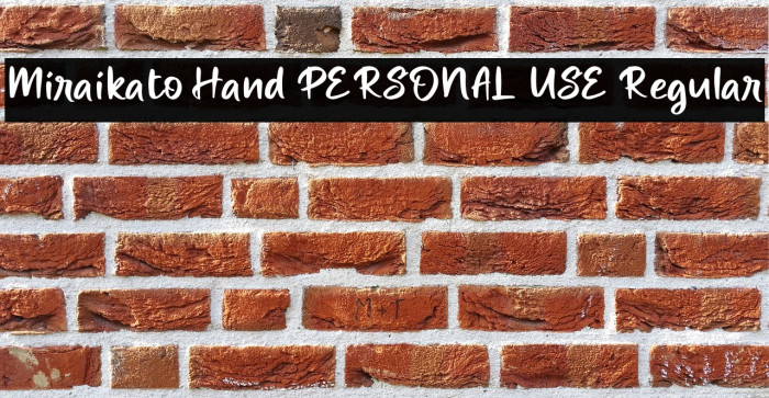 Miraikato Hand PERSONAL USE Regular Example 1