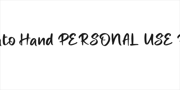 Miraikato Hand PERSONAL USE Regular Logo
