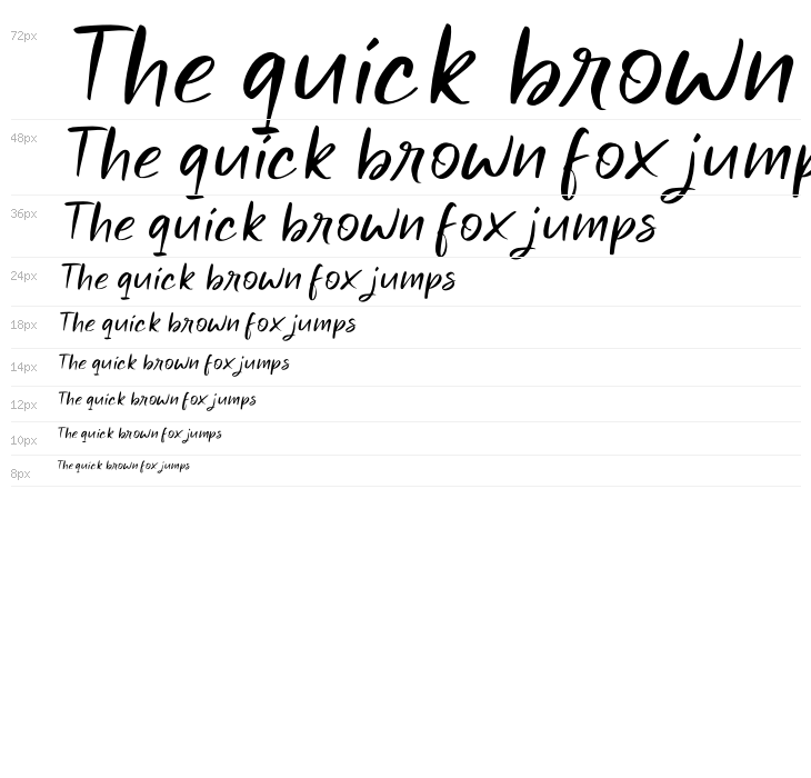 Miraikato Hand PERSONAL USE Thin Italic Waterfall