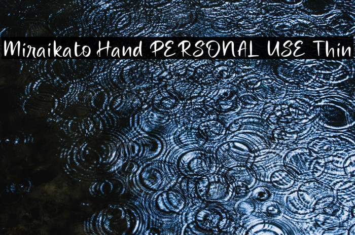 Miraikato Hand PERSONAL USE Thin Example 1