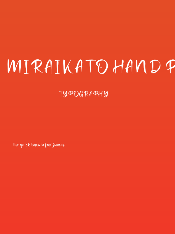 Miraikato Hand PERSONAL USE Thin Poster