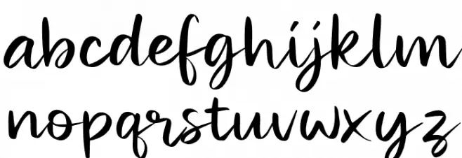 Miraikato Script PERSONAL USE Thin Caratteri MINUSCOLO