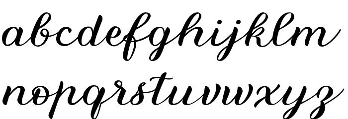 Miralight Demo Font LOWERCASE