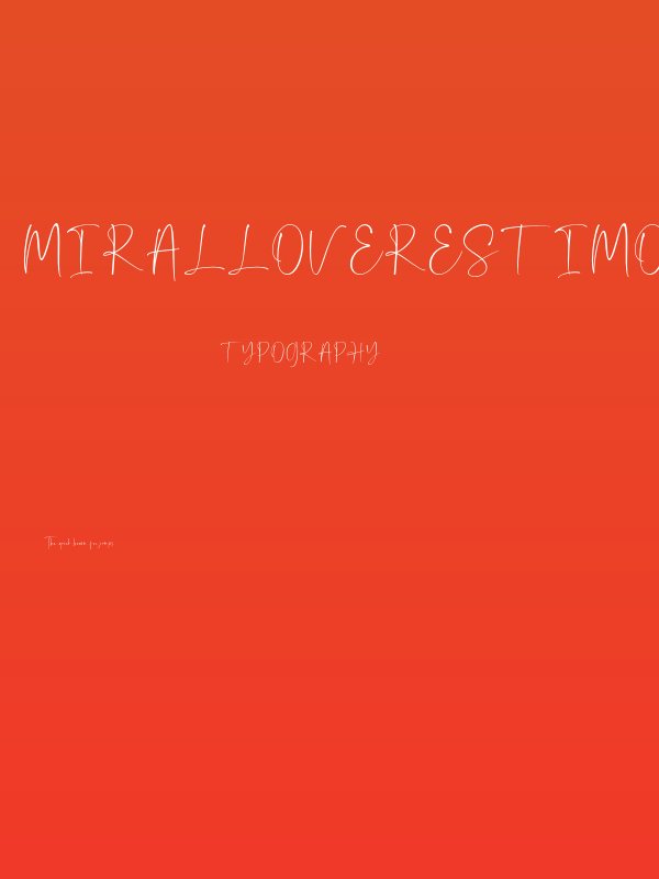 MiralloveRestimond Poster