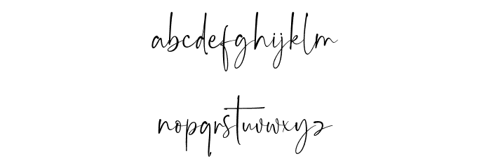 MiralloveRestimond Font LOWERCASE