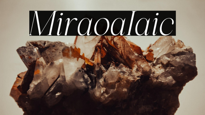 Miralova Italic Example 1