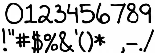 Miranda 27 Font OTHER CHARS