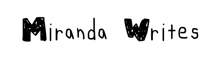 Miranda Writes  les polices de caractères gratuit tlcharger