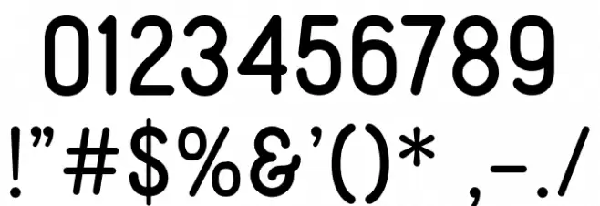 MirandahNormal Font OTHER CHARS