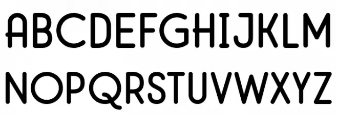 MirandahNormal フォント 大文字