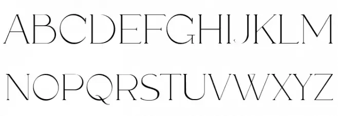 Mirande Schriftart Groß