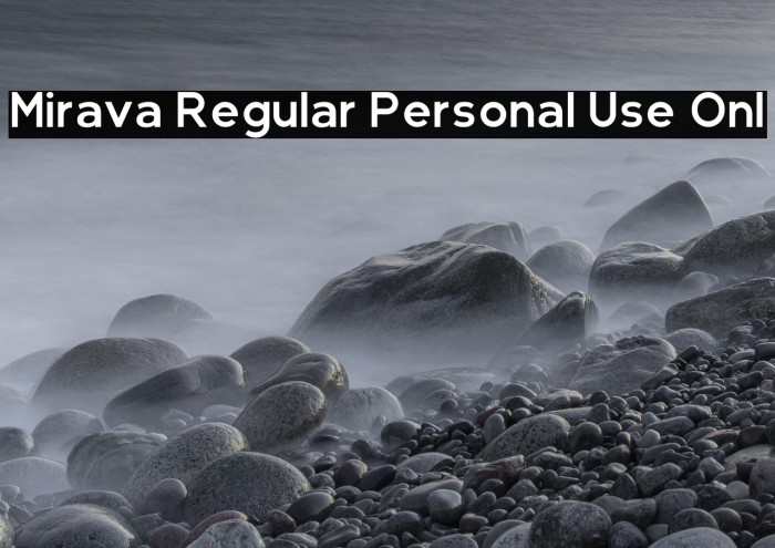 Mirava Regular Personal Use Onl Example 1