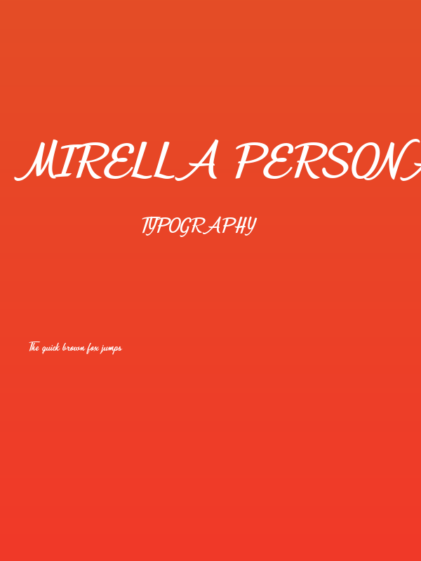 Mirella Personal Use  Poster